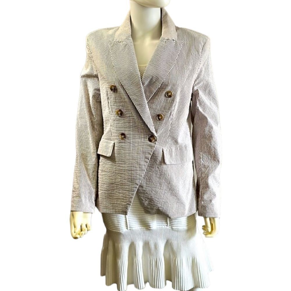 Maison d’ Amèlie Seersucker Blazer